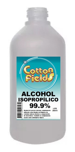 Alcohol Isopropilico 99% Pureza X 500cc Limpieza Pc