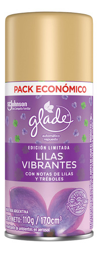 Combo Glade Repuestos Automatico Lilas Vibrantes 6 X 170cm - comprar online