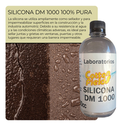 Silicona 1000 - 100% Pura Importada - Miel - 500cc - Laboratorios Cotton Fields