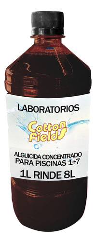 Alguicida Para Piscinas Concentrado 1+7 X 1l