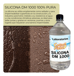 Silicona 1000 - 100% Pura Importada - Miel - 1 Litro - Laboratorios Cotton Fields