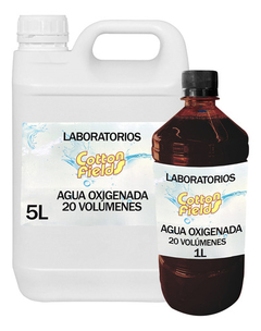 Agua Oxigenada 20 Volumenes X 5l - Maxima Calidad en internet