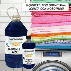 Jabon Liquido Azul Para Ropa Baja Espuma X 5 Lts - Laboratorios Cotton Fields