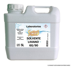 Solvente Liviano 60/90 X 5l- Ideal Silicona , Limpieza