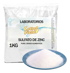 Sulfato De Zinc Puro Grado Alimenticio X 1 Kg - comprar online