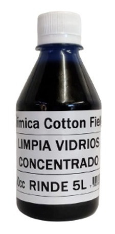 Limpia Vidrios Concentrado Rinde 5l X 250cc