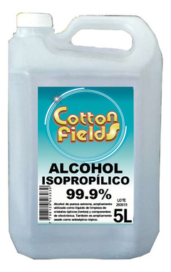 Alcohol Isopropilico 99% Pureza X 5l Limpieza Pc