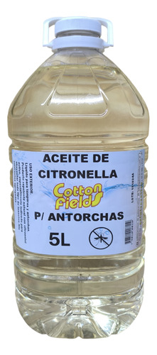 Aceite Citronella Para Antorcha X 5 Litros