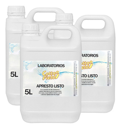 Apresto Para Ropa Premium - No Mas Arrugas Planchado X 5 Lt - Laboratorios Cotton Fields