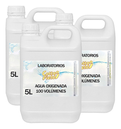 Agua Oxigenada 100 Volumenes X 5l - Maxima Calidad - Laboratorios Cotton Fields