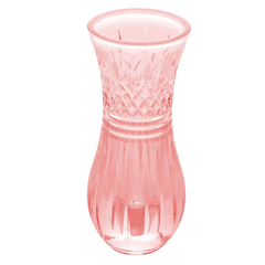 Vaso Cristal Lys Rosa 6x15cm