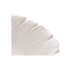 Prato decorativo cerâmica banana leaf branco 23x16x4cm - Utilidades, Mesa Posta e Decoração | OREN Utilidades