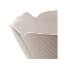 Centro mesa cerâmica banana leaf branco 13x7cm - Utilidades, Mesa Posta e Decoração | OREN Utilidades