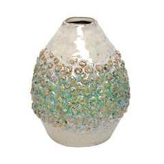 Vaso ceramica verde Fennel 19x16x16cm