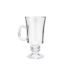 Kit conjunto 6 Taças cappuccino vidro transparente 250ml - comprar online