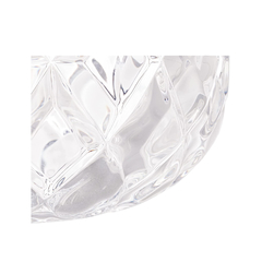 Centro de Mesa de Cristal Deli Diamond 18x10cm - comprar online