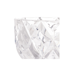 Centro de Mesa de Cristal Deli Diamond 18x10cm - comprar online