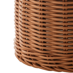 Garrafa termica inox Rattan plastico marrom 1,5L - comprar online