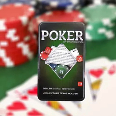 Jogo Poker Lata 100 Fichas Numeradas Dealer Kit Passe Caixa - Utilidades, Mesa Posta e Decoração | OREN Utilidades