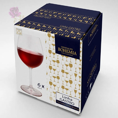 Kit jogo 6 taças vinho tinto Gastro 450ml