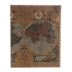 Caixa livro papel rígido mapa antigo color 30x24x5cm na internet