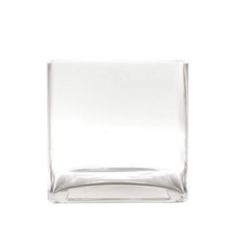 Vaso Basic Clear Short Cube 15 cm Transparente