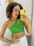 Cropped Thay #lurex verde