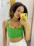 Cropped Carol #lurex verde