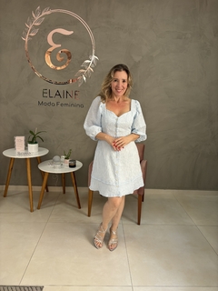 VESTIDO DOLCE CURTO MANGA - Elaine Moda Feminina