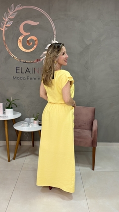 SAIA LONGA ABERTURA FRONTAL - Elaine Moda Feminina