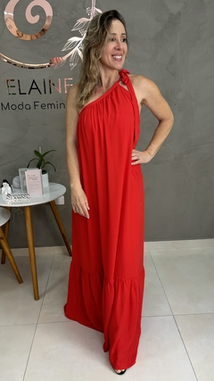 VESTIDO LONGO UM OMBRO