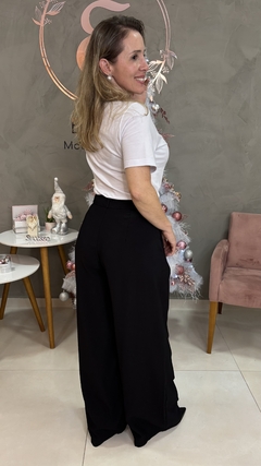 CALÇA WIDE LEG ALFAIATARIA PREGAS - loja online