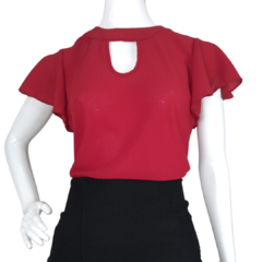 BLUSA DECOTE U