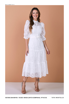 VESTIDO MAYRA EM RENDA TATÁ MARTELLO - comprar online