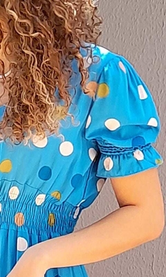 VESTIDO MIDI POÁ - loja online