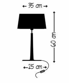 LAMPARA DE MESA NAPLES - comprar online