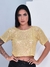 Cropped Paete Dourado