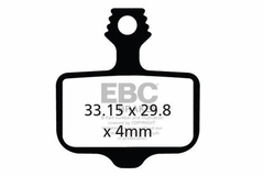 BALATAS EBC ELIXIR 1, 3, 5, 7, 9, X0, XX, R/CR ORGANICAS CFA472