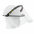 Kit Casco de seguridad, blanco + Adaptador de protector facial para casco + Repuesto para protector facial - comprar en línea