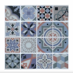 DECOLIFE CERAMICOS AUTOADHESIVOS CALCAREO 25.4x25.4cm - comprar online