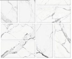 DECOLIFE CERAMICOS AUTOADHESIVOS CARRARA 25.4x25.4cm - comprar online