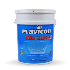 IMPERMEABILIZANTE PARA TECHOS PLAVICON FIBRADO BLANCO X 20 - comprar online