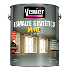 ESMALTE SINTÉTICO 3P VENIER: Negro Mate - 4 LTS - comprar online