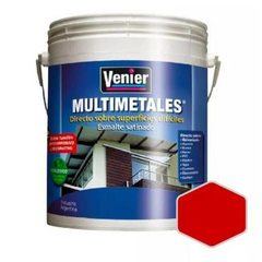 MULTIMETALES VENIER ESMALTE SATINADO ROJO (al agua) - 1 LTS en internet