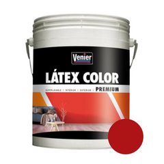 LATEX COLOR SATINADO "PREMIUM VENIER" Rojo Apasionado - 4 LTS en internet