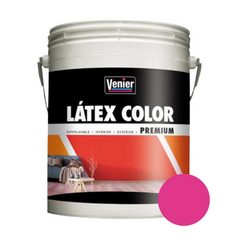 LATEX COLOR SATINADO "PREMIUM VENIER" Rosa Festivo - 4 LTS en internet