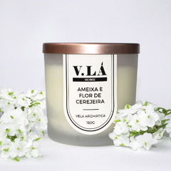 VELA AMEIXA E FLOR DE CEREJEIRA - comprar online