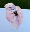 Tiara Teddy Urso Rosa