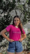 T-Shirt Butterfly (alto relevo) - Pink