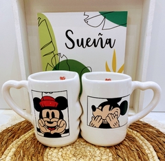 TU Y YO MICKEY/MINNIE AMOR RETRO en internet